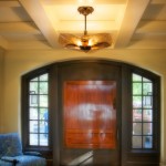 Light sensitively designed in the context of an entry way